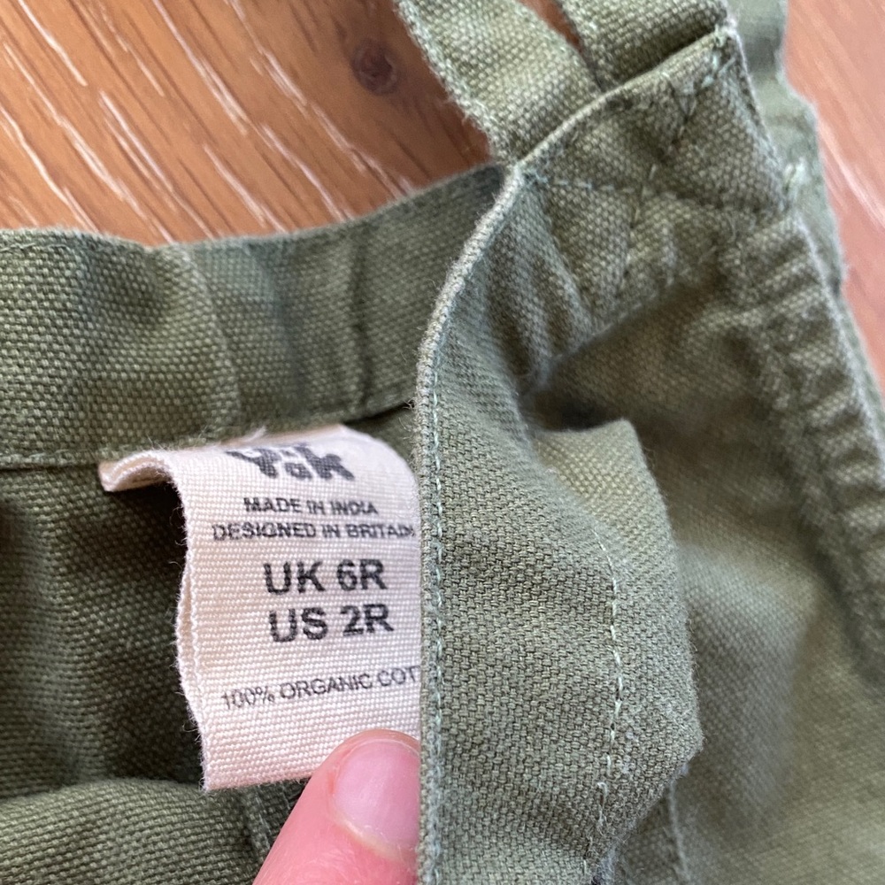 Lucy and Yak Women's Olive Green Overalls - Picture 3 of 6
